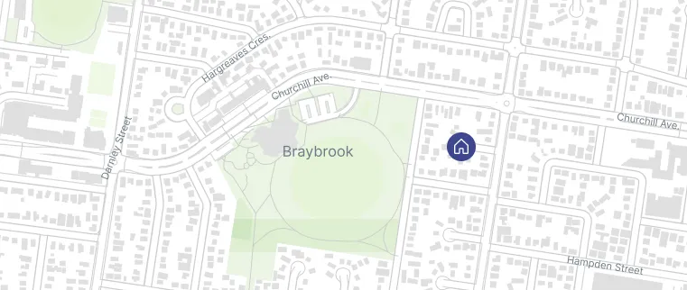 Braybrook Map